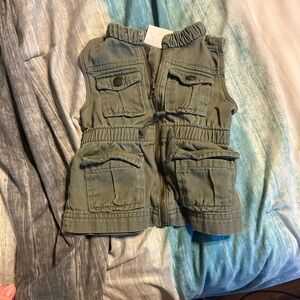 Oshkosh 12 Month Olive Green Vest